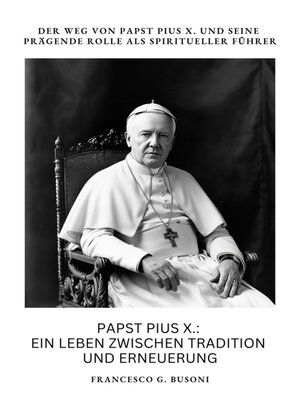 cover image of Papst Pius X.